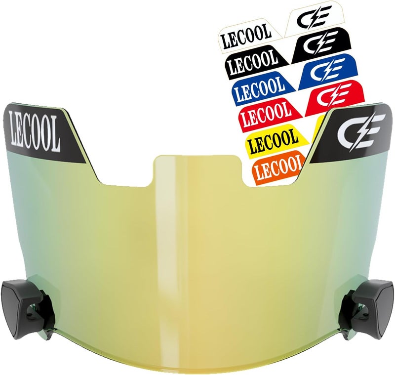LeCool Multi-Color Football Visor,Enhance Your Game -Fits Adult & Youth Football Helmets - Image 1